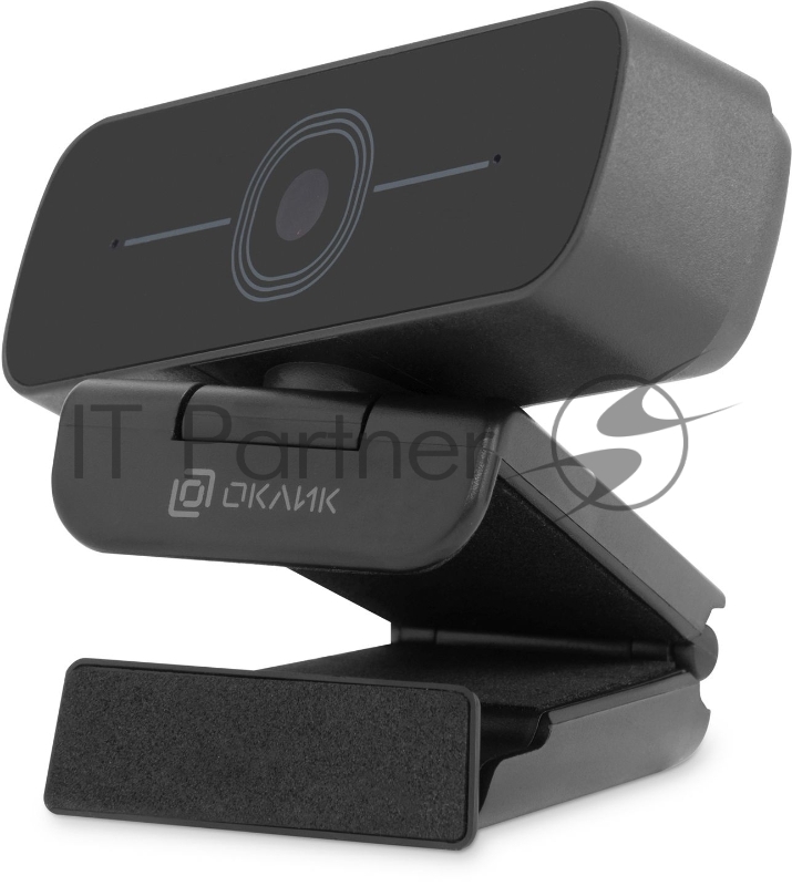 Камера Web Оклик OK-C001FH черный 2Mpix (1920x1080) USB2.0 с микрофоном