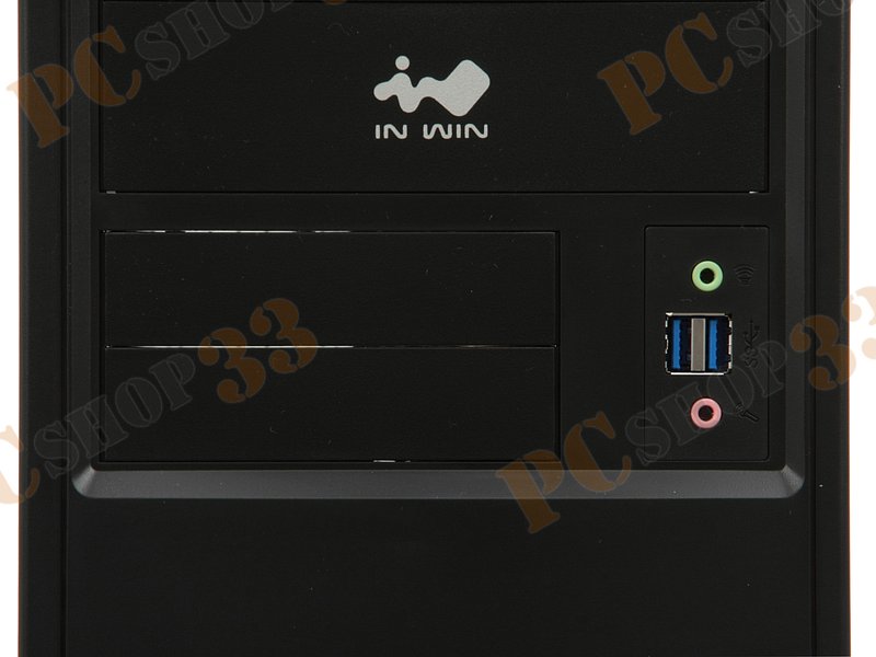 Корпус Miditower IN-WIN EAR-013 6121114, ATX, черный (500Вт)