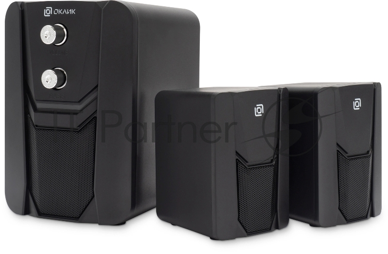 Колонки Оклик OK-423 2.1 черный 11Вт