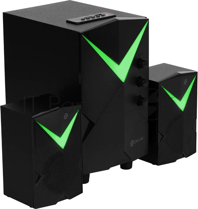 Колонки Оклик OK-426 2.1 черный 18Вт BT