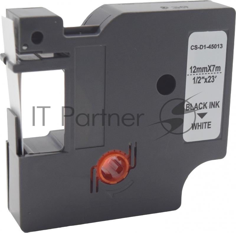 Картридж ленточный Cactus CS-D1-45013 45013 для Dymo LM 160, 210D, 280, PnP, 420P, 500 TS Rhino Pro 6000, 5200, 4200