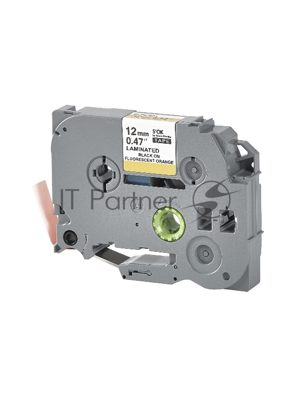 Кассета с лентой SOK by Sakura Printing TZEB31 для Brother, черный на оранжевом, 12мм/8м , наклейка