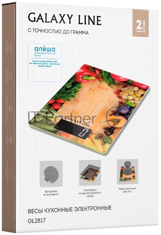 Кухонные Весы GALAXY GL 2817