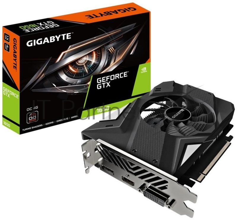 Видеокарта Gigabyte GV-N1656OC-4GD (V4.0) nVidia GeForce GTX 1650 4gb OC PCI-E (128bit/GDDR6/DVI/HDMI/DP/RTL)