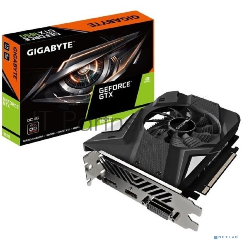 Видеокарта Gigabyte GV-N1656OC-4GD (V4.0) nVidia GeForce GTX 1650 4gb OC PCI-E (128bit/GDDR6/DVI/HDMI/DP/RTL)