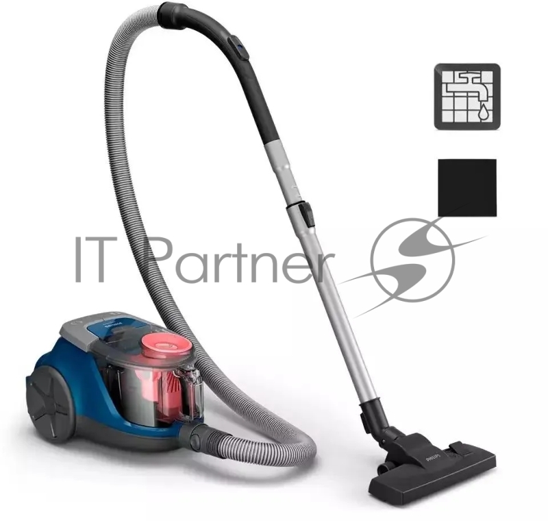 Пылесос Philips 2000 Series XB2062/01 1800Вт синий/оранжевый