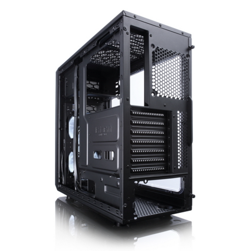 Корпус Miditower Fractal Design Focus FD-CA-FOCUS-BK-W, ATX, черный (без БП)