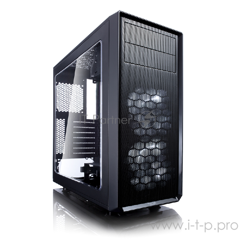 Корпус Miditower Fractal Design Focus FD-CA-FOCUS-BK-W, ATX, черный (без БП)