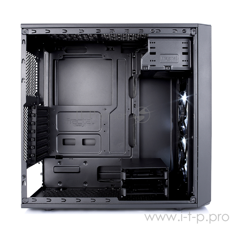 Корпус Miditower Fractal Design Focus FD-CA-FOCUS-BK-W, ATX, черный (без БП)