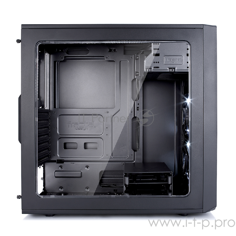 Корпус Miditower Fractal Design Focus FD-CA-FOCUS-BK-W, ATX, черный (без БП)