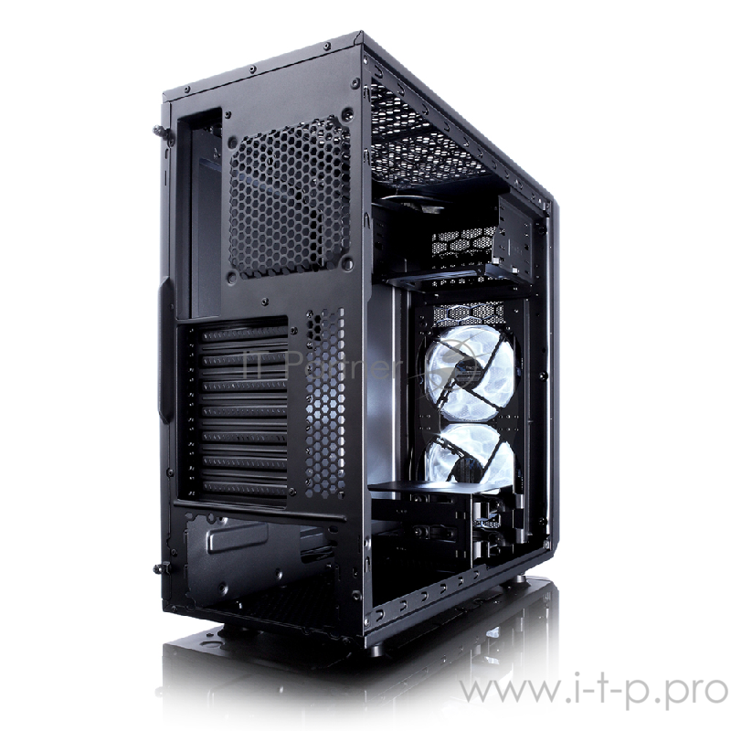 Корпус Miditower Fractal Design Focus FD-CA-FOCUS-BK-W, ATX, черный (без БП)