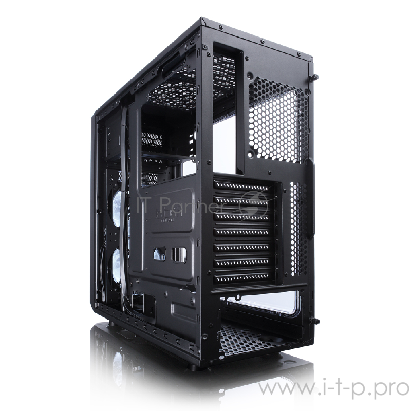 Корпус Miditower Fractal Design Focus FD-CA-FOCUS-BK-W, ATX, черный (без БП)