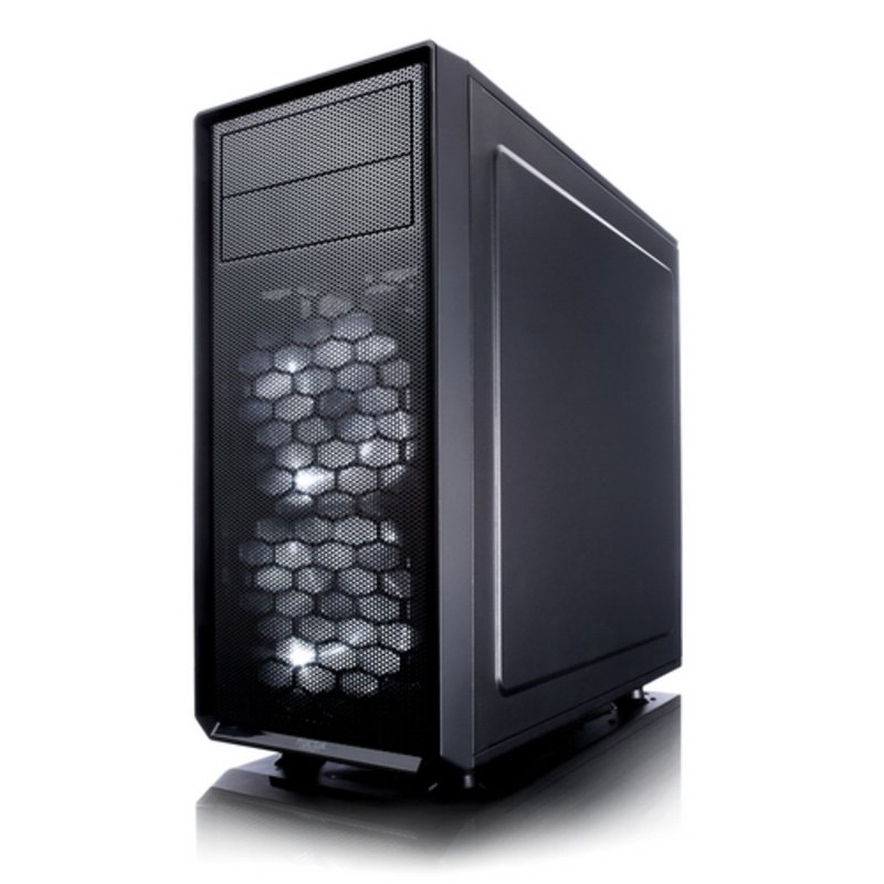 Корпус Miditower Fractal Design Focus FD-CA-FOCUS-BK-W, ATX, черный (без БП)