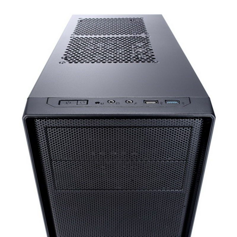 Корпус Miditower Fractal Design Focus FD-CA-FOCUS-BK-W, ATX, черный (без БП)