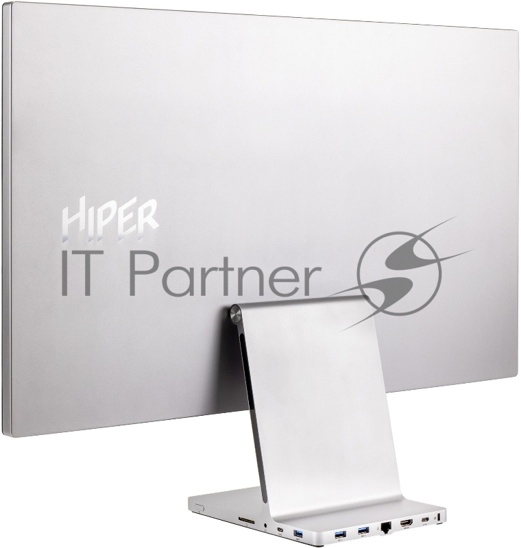 Моноблок Hiper ExpertCenter ED27 27 QHD i5 1240P (1.7) 16Gb SSD512Gb Iris Xe CR noOS GbitEth WiFi BT 100W клавиатура мышь Cam серебристый 2560x1440