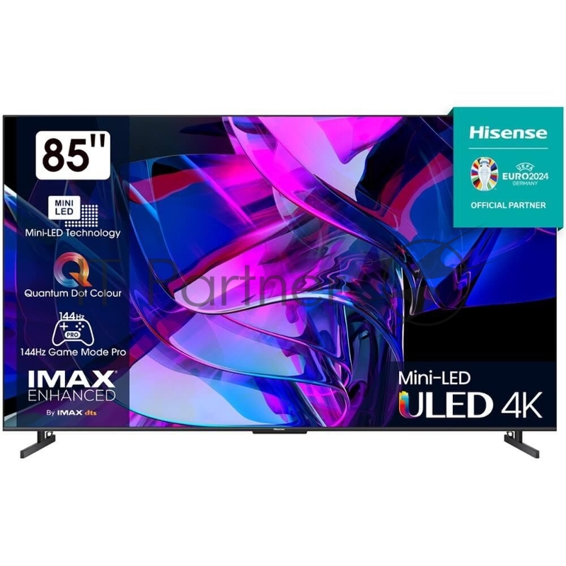 Телевизор HISENSE 85 4K/Hotel/UHD 3840x2160 TV Bluetooth Wi-Fi Direct VIDAA черный 85U7KQ