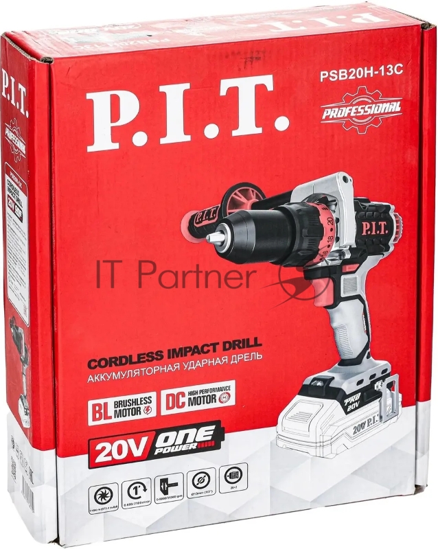 Дрель ударная P.I.T. PSB20H-13C патрон:быстрозажимной реверс