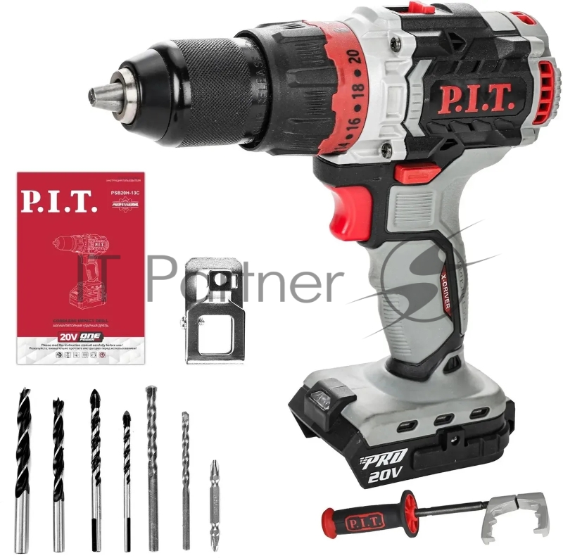 Дрель ударная P.I.T. PSB20H-13C патрон:быстрозажимной реверс