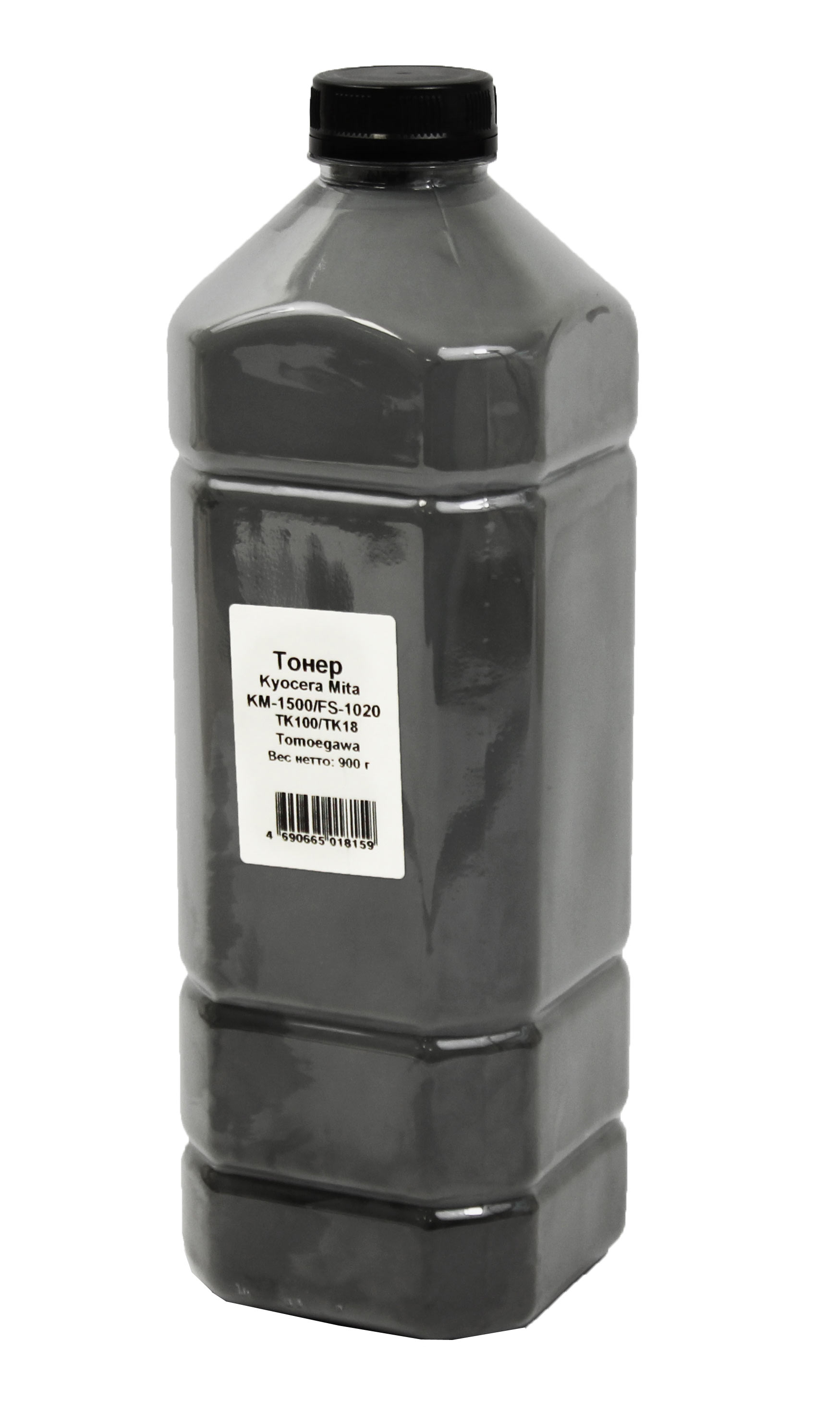 Тонер Tomoegawa для Kyocera KM-1500/FS-1020 (TK-100/TK-18) Bk, 900 г, канистра
