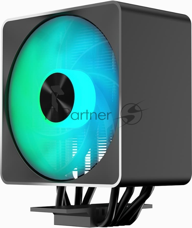 Устройство охлаждения(кулер) Aerocool APNX AP1 ARGB BLACK Soc-AM5/AM4/1151/1200/2066/1700 4-pin 16-32dB Al+Cu 230W 680gr LED Ret