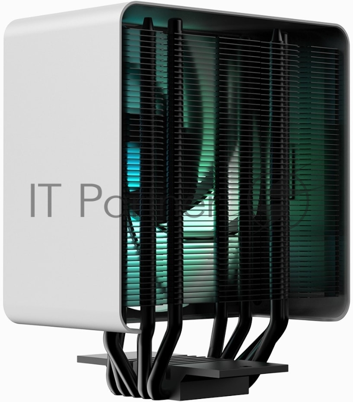 Устройство охлаждения(кулер) Aerocool APNX AP1 ARGB WHITE Soc-AM5/AM4/1151/1200/2066/1700 4-pin 16-32dB Al+Cu 230W 680gr LED Ret