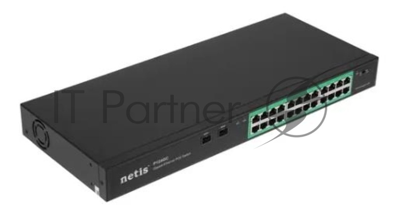 Коммутатор NETIS 24PORT 10/1000M POE 2 SFP COMBO P124GC