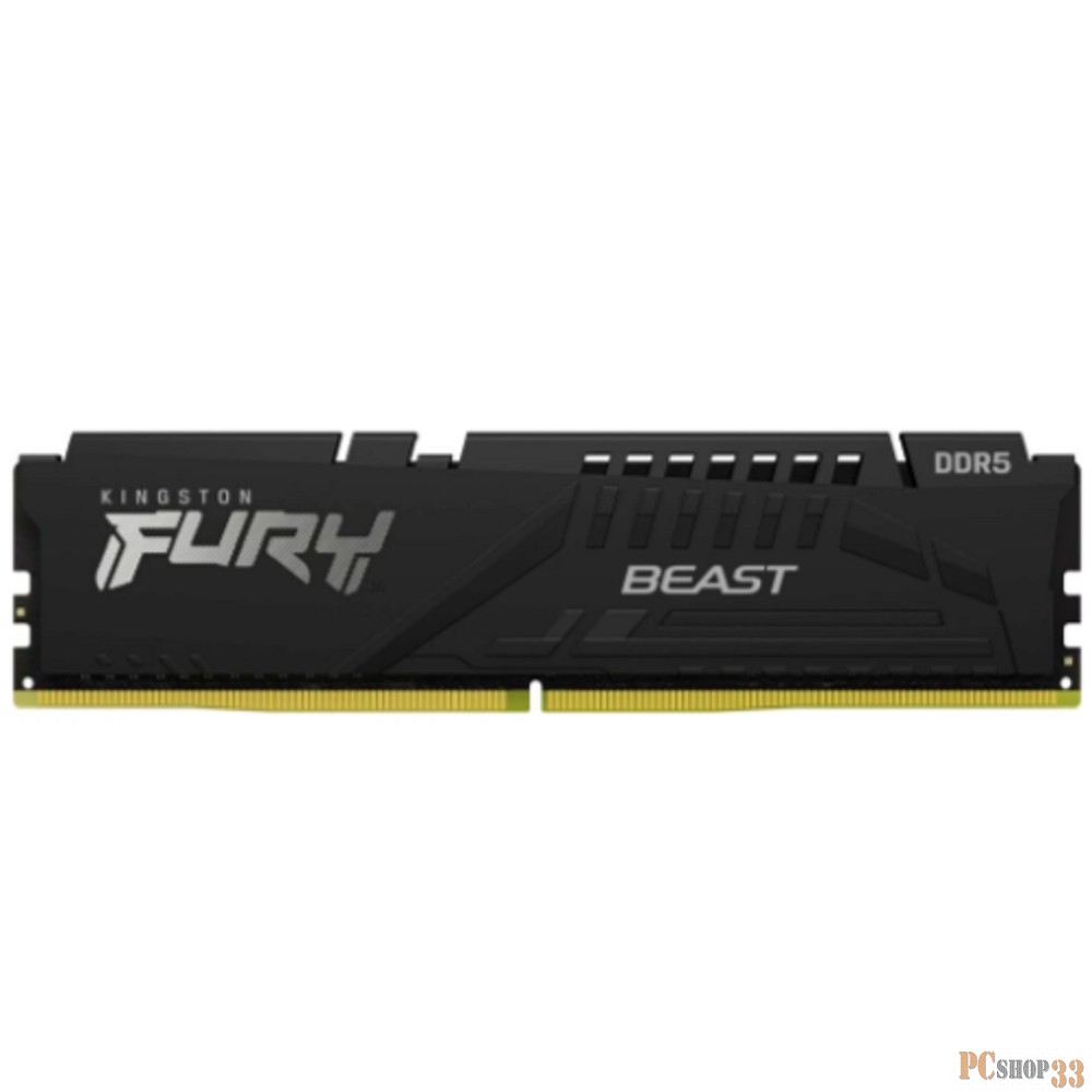 Память DDR5 8GB 5600MHz Kingston KF556C36BBE-8 Fury Beast Black RTL PC5-44800 CL36 DIMM 288-pin 1.25В Ret