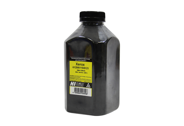 Тонер Hi-Black для Xerox Phaser 6120/6115/6121, Тип 2.0, Bk, 220 г, банка