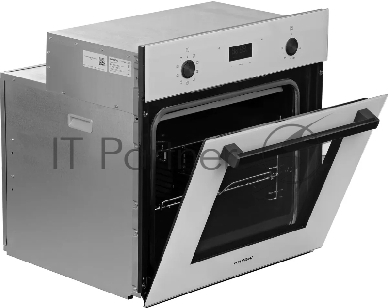 Духовой шкаф Электрический Hyundai 6009.25 WG белый стекло
