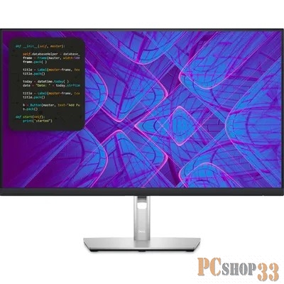 Монитор Dell 31.5 P3223QE серебристый/черный IPS LED 5ms 16:9 HDMI матовая HAS Piv 1000:1 350cd 178гр/178гр 3840x2160 60Hz DP USB 11.7кг