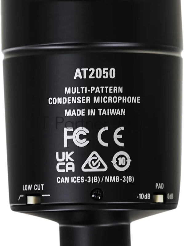 Микрофон проводной Audio-Technica AT2050 черный
