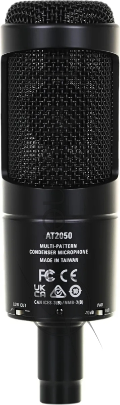 Микрофон проводной Audio-Technica AT2050 черный
