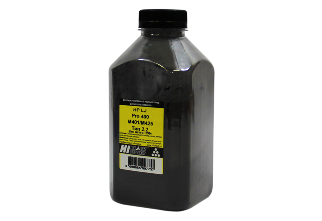 Тонер Hi-Black для HP LJ Pro 400 M401/M425, Тип 2.2, Bk, 290 г, банка