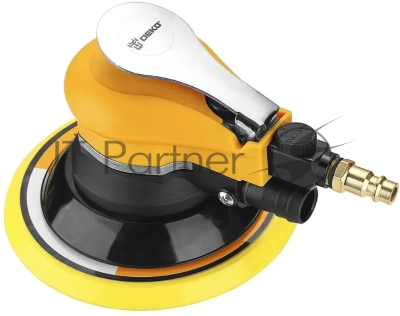 Шлифмашина орбитальная Deko DKOS150 d=150мм желтый/черный