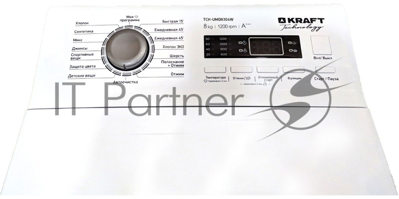 Стиральная машина KRAFT Technology TCH-UMD8304W вертикал.