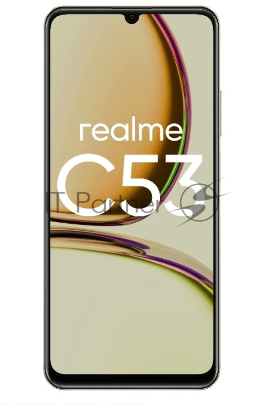 Смартфон Realme C53 256Gb 8Gb золотистый моноблок 3G 4G 6.74 720x1600 Android 13 50Mpix 802.11 b/g/n/ac NFC GPS GSM900/1800 GSM1900 TouchSc