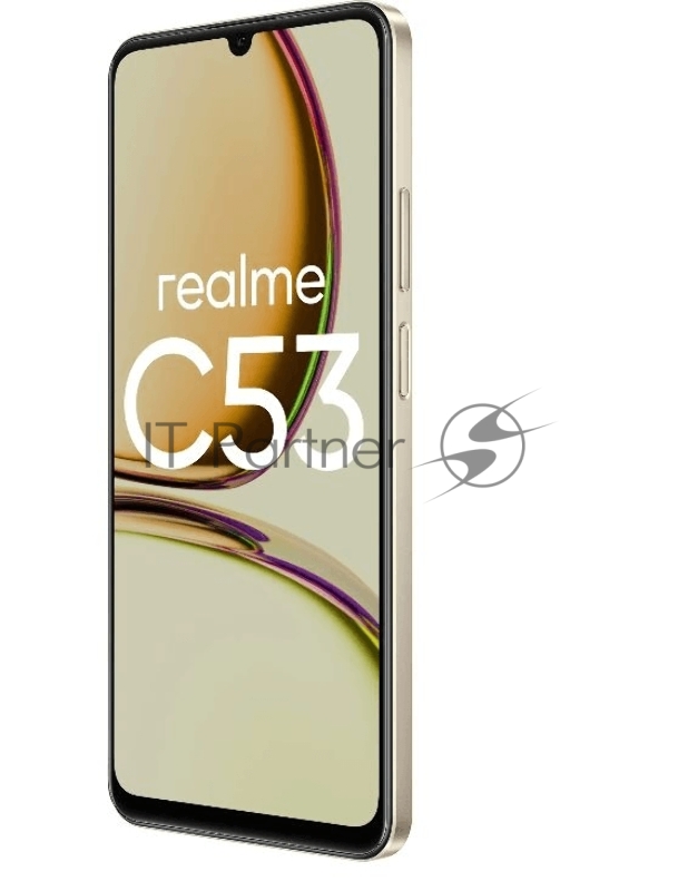 Смартфон Realme C53 256Gb 8Gb золотистый моноблок 3G 4G 6.74 720x1600 Android 13 50Mpix 802.11 b/g/n/ac NFC GPS GSM900/1800 GSM1900 TouchSc