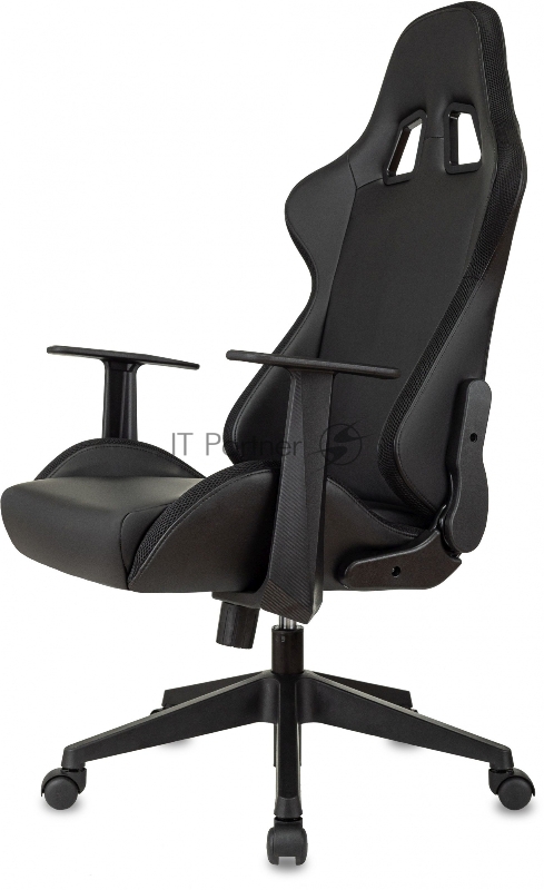 Кресло игровое Zombie GAME RGB черный эко.кожа/ткань крестов. пластик ZOMBIE GAME RGB