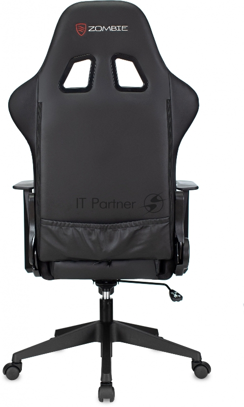 Кресло игровое Zombie GAME RGB черный эко.кожа/ткань крестов. пластик ZOMBIE GAME RGB