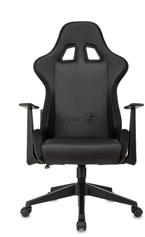 Кресло игровое Zombie GAME RGB черный эко.кожа/ткань крестов. пластик ZOMBIE GAME RGB