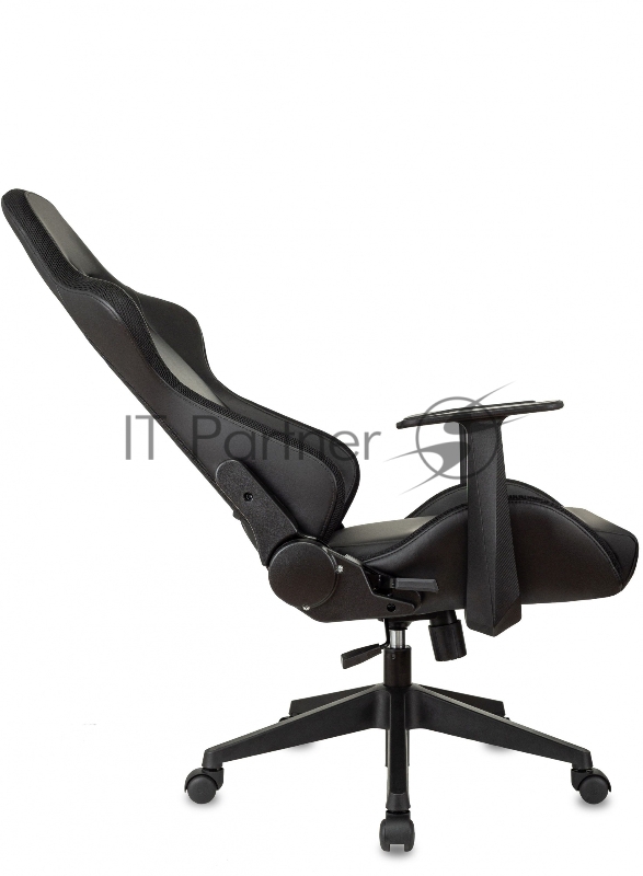 Кресло игровое Zombie GAME RGB черный эко.кожа/ткань крестов. пластик ZOMBIE GAME RGB