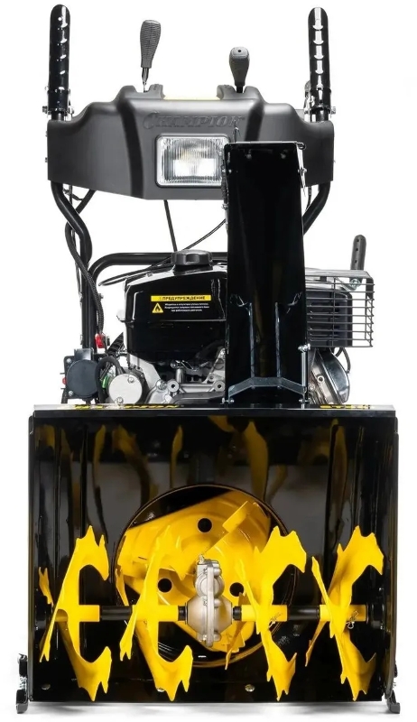 Снегоуборщик CHAMPION ST861 { 8лс 61см 6F/2R колеса 6л 85кг эл.стартер,фара, обогрев }