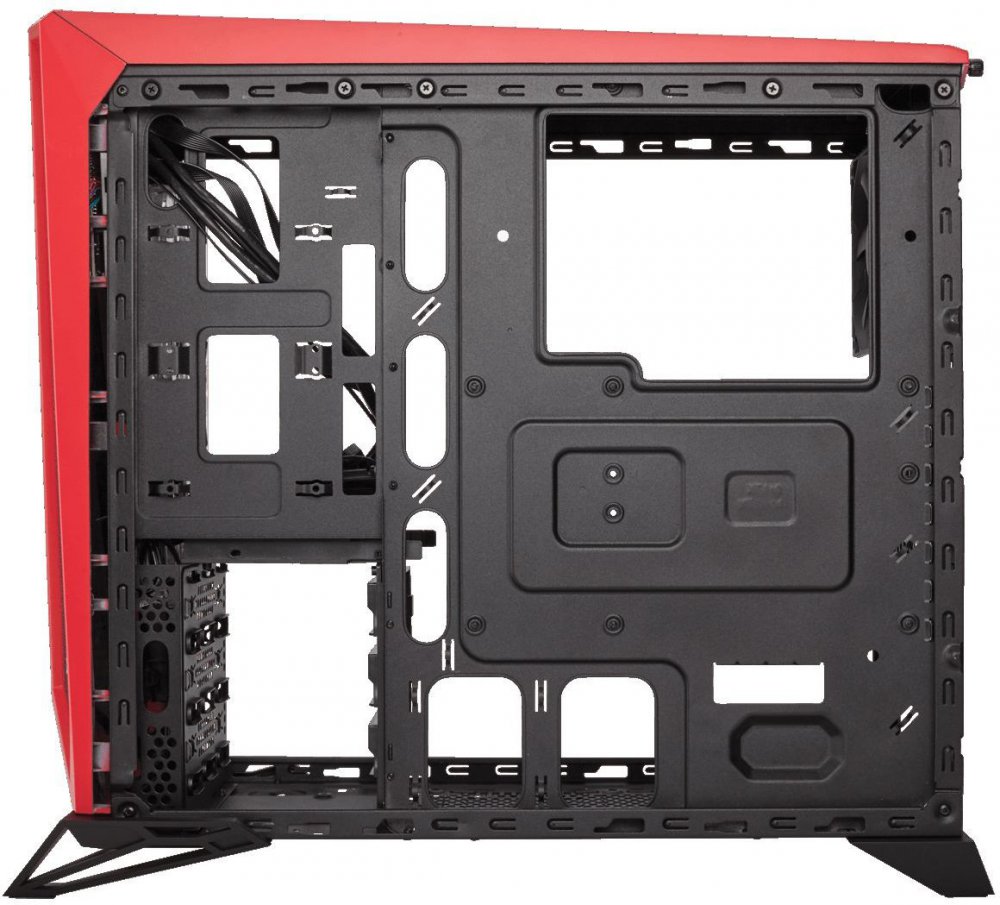 Корпус Miditower Corsair Carbide SPEC-ALPHA CC-9011083-WW, ATX, бело-красный (без БП)