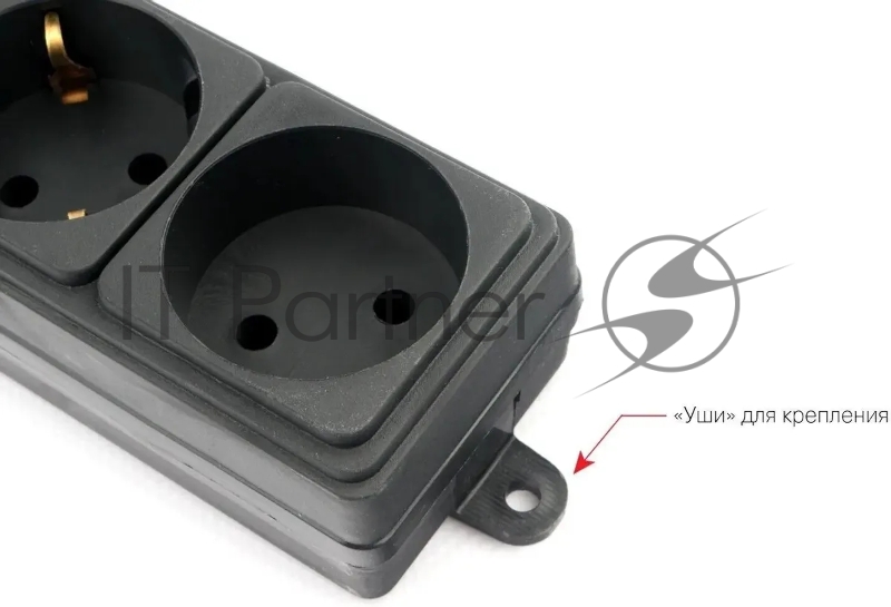 Сетевой фильтр Powercube SPG6-B-3M 3м (6 розеток) черный (коробка)