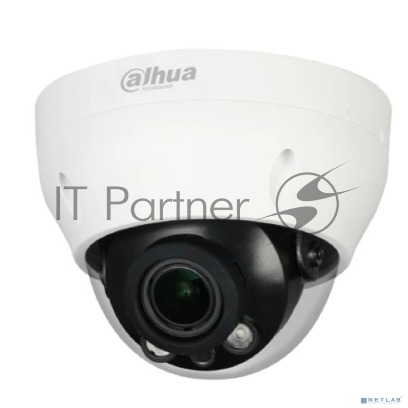 Купольная IP-видеокамера DAHUA DH-IPC-HDPW1431R1P-ZS-S4 4Мп, 1/3” CMOS, моторизованный объектив 2.8~12мм, ИК-подсветка до 40м, IP67, корпус: пластик