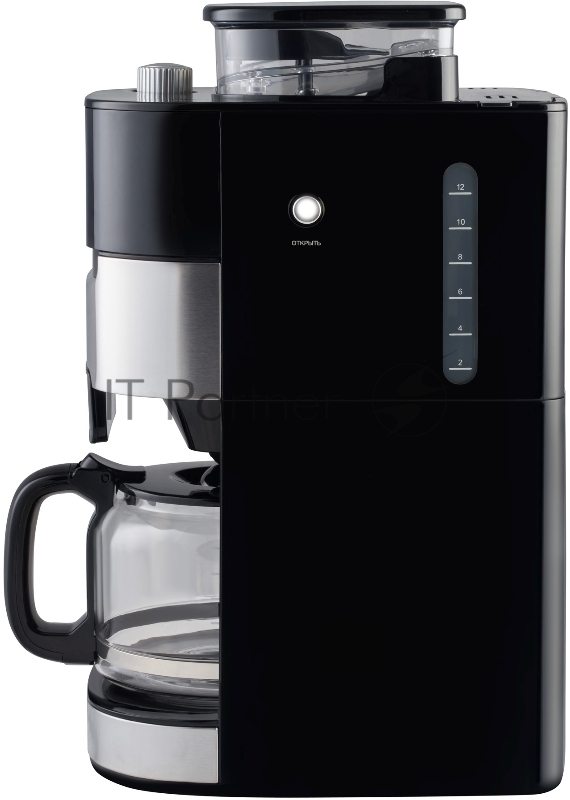 Кофеварка капельная Hyundai HYD-1216 1050Вт черный/серебристый