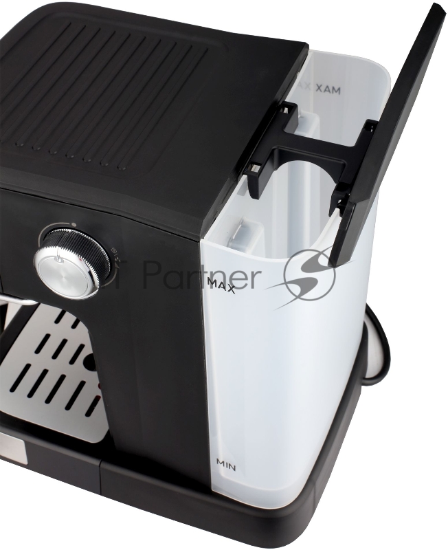 Кофеварка рожковая Hyundai HEM-3312 850Вт черный/серебристый