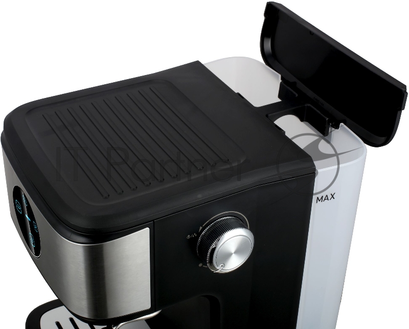 Кофеварка рожковая Hyundai HEM-3312 850Вт черный/серебристый