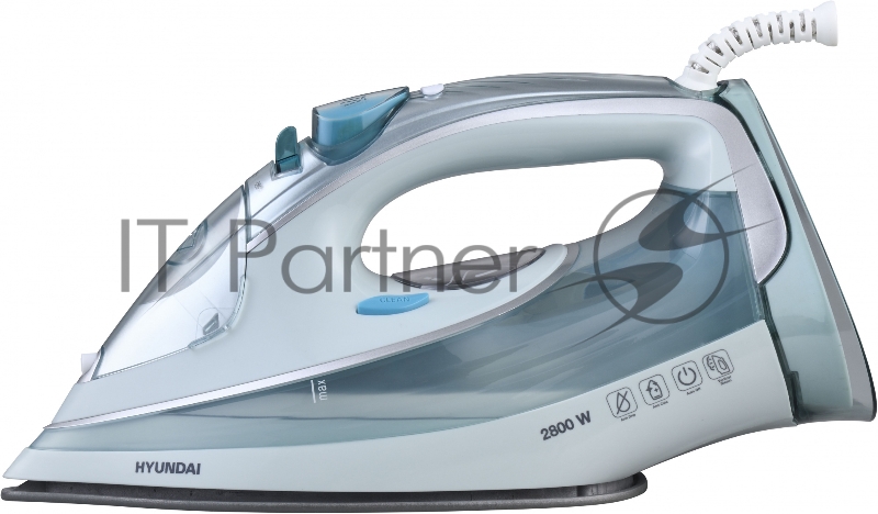 Утюг Hyundai H-SI01340 2800Вт голубой/белый