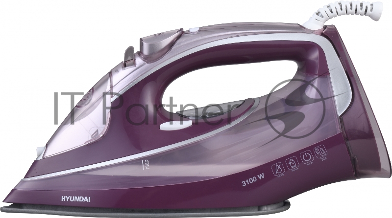 Утюг Hyundai H-SI01780 3100Вт розовый/бордовый